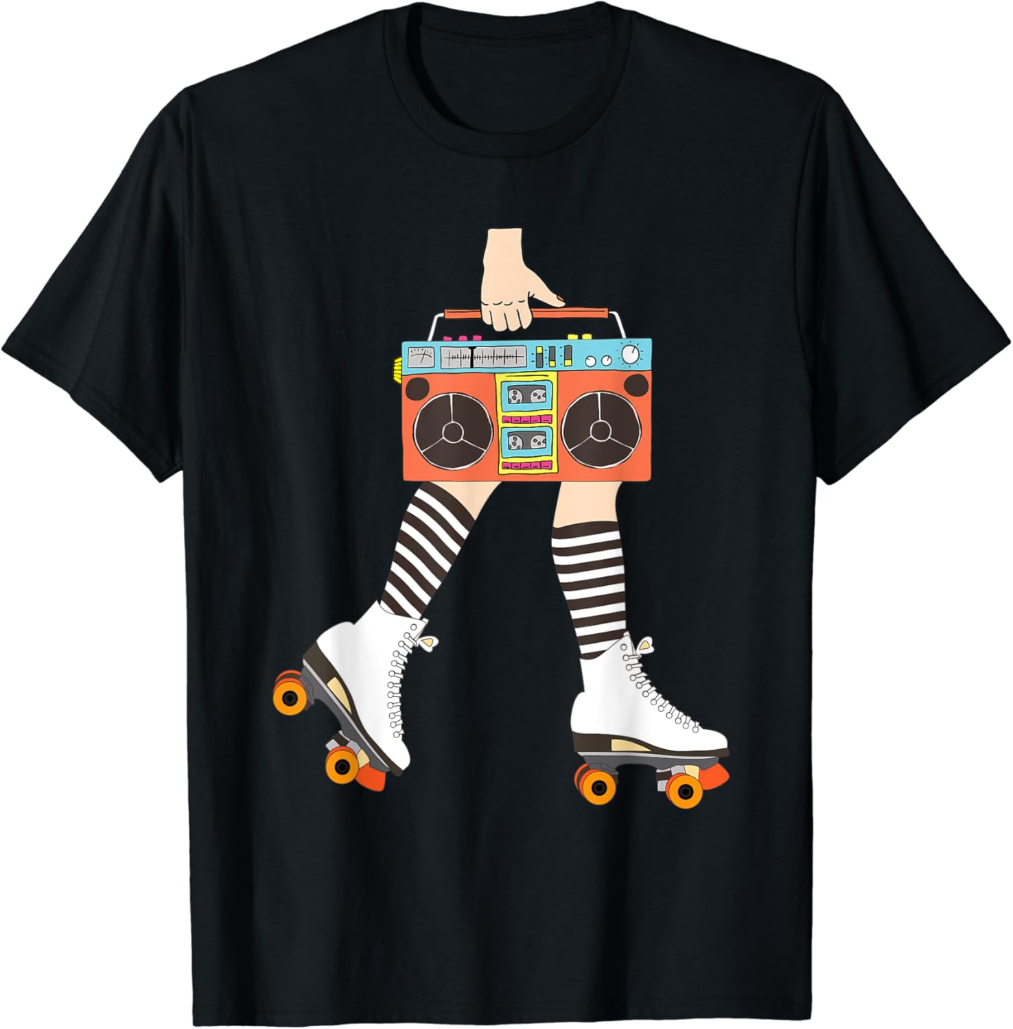Roller Skating Disco 80s Roller Skate Skater Gift TShirt